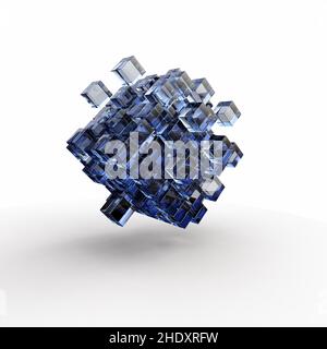 Modul, Blöcke, geometrisch, Module, Block, Geometrien Stockfoto