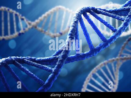 dna, Gen, dna-Strang, dnas, Gene, dna-Stränge Stockfoto