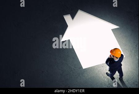 Planung, Hochbau, Architekt, Hochbau, Architekten Stockfoto