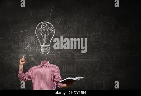 Idee, Erfindung, Genie, Ideen, Erfindungen, genies Stockfoto