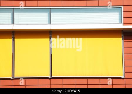 Sonnenschutz, Fensterläden, Sonnenschutz, Blende Stockfoto