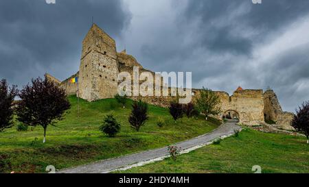 Das Schloss von Rupea in Rumänien Stockfoto