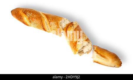 Baguette, Weißbrot, Baguettes, Weißbrot Stockfoto