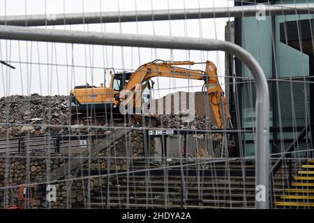 BBC Wales Broadcasting House Cardiff, Großbritannien Stockfoto