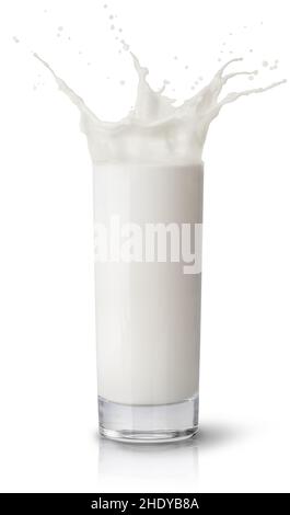 Milch, Spritzer, Milch, Spritzer, Spritzer Stockfoto