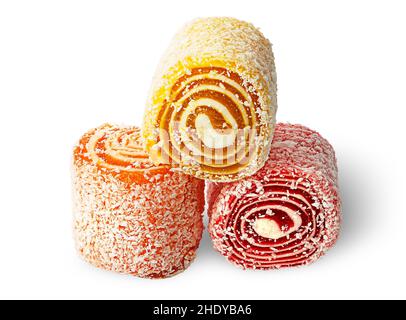 Süßigkeiten, Lokum, Bonbons, Lokums, türkisches Vergnügen Stockfoto