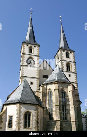 Stadtkirche, Bad wimpfen, Kirchlein, Bad Wimpfen Stockfoto