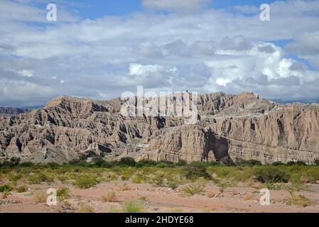 quebrada de las conchas Stockfoto