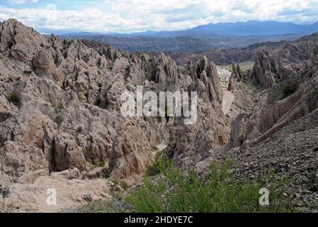 quebrada de las conchas Stockfoto