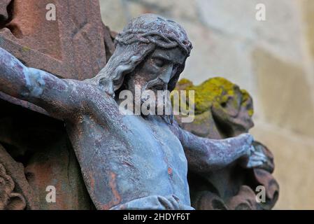 Steinkreuz, jesus christus, jesus Christus, messias Stockfoto