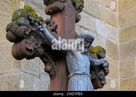 christentum, Steinkreuz, jesus christus, christianitäten, jesus Christus, messias Stockfoto