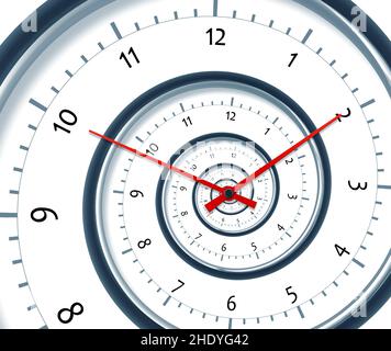 die Zeit vergeht Stockfoto