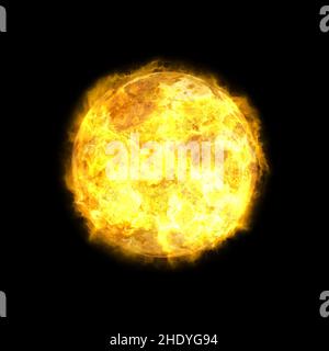 Sonne, Energie, Lampen, Feuerball, Sonnen, Sonnenfleck, Energien, Lampe, Feuerbälle Stockfoto