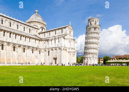 Schiefer Turm von pisa, santa maria assunta, schiefer Turm von Pisas Stockfoto