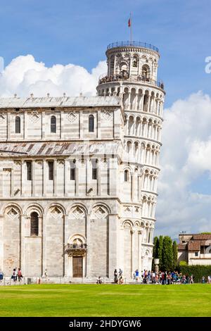 Schiefer Turm von pisa, santa maria assunta, piazza del duomo, schiefer Turm aus Pis Stockfoto