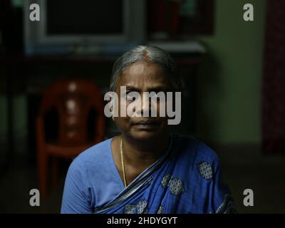 Pensionierte Indische Mutter Stockfoto