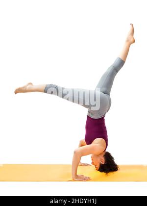 Balance, Körperspannung, Yoga, Balance, Körperverspannungen, Yogas Stockfoto