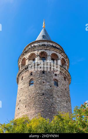 istanbul, galata-Turm, istanbuls, galata-Türme Stockfoto
