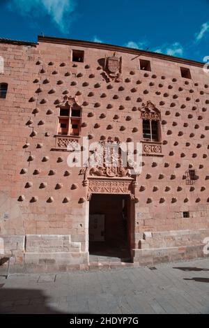 Casa da las Conchas, Salamanca Stockfoto