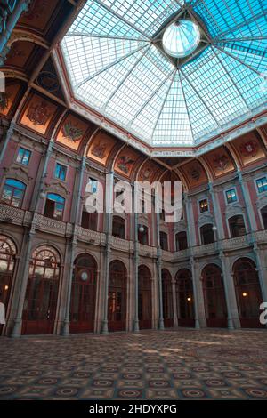 Bolsa Palace, Porto, Innenhof Stockfoto