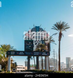 Szenische Aufnahme der Fassade des Rio Casino in Las Vegas, Nevada, USA Stockfoto