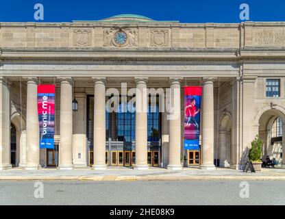 Science Museum of Virginia: Broad Street Station, auch Union Station of Richmond genannt, stand 1976 kurz vor der Zerstörung. Stockfoto