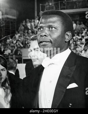 Sidney Poitier, um 1965. Stockfoto