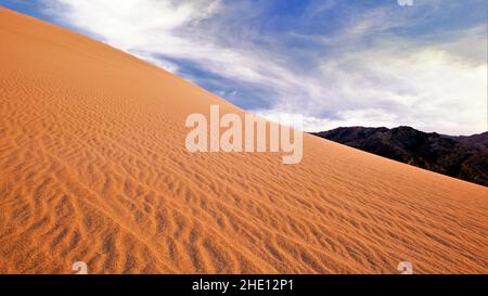 Mesquite Flats Sanddünen des Death Valley, Kalifornien Stockfoto