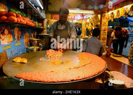 PAV Bhaji ist einer der beliebtesten Suppen Mumbais. Stockfoto