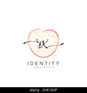 RX Handschrift Logo Vektor Kunst der ersten Unterschrift, Hochzeit, Mode, jewerly, Boutique, Blumen und botanische mit kreativer Vorlage für jedes Unternehmen Stock Vektor