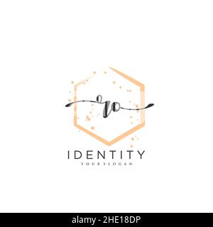 RO Handschrift Logo Vektor Kunst der ersten Unterschrift, Hochzeit, Mode, jewerly, Boutique, Blumen und botanische mit kreativer Vorlage für jedes Unternehmen Stock Vektor