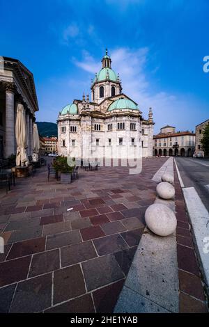 Kathedrale von Como, Cattedrale di Santa Maria Assunta, Duomo di Como, die katholische Kathedrale der Stadt. Stockfoto