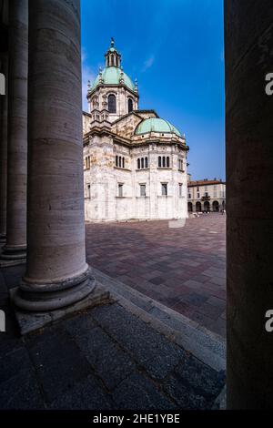 Kathedrale von Como, Cattedrale di Santa Maria Assunta, Duomo di Como, die katholische Kathedrale der Stadt. Stockfoto