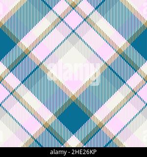 Tartan Schottland nahtlose karierte Muster Vektor. Retro Hintergrund Stoff. Vintage Farben prüfen Square geometrische Textur für Textildruck, Geschenkpapier Stock Vektor