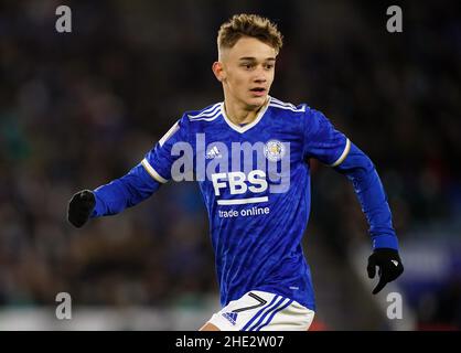 Will Alves von Leicester City während des dritten Spiels des Emirates FA Cup im King Power Stadium, Leicester. Bilddatum: Samstag, 8. Januar 2022. Stockfoto