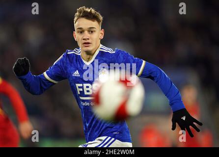 Will Alves von Leicester City während des dritten Spiels des Emirates FA Cup im King Power Stadium, Leicester. Bilddatum: Samstag, 8. Januar 2022. Stockfoto