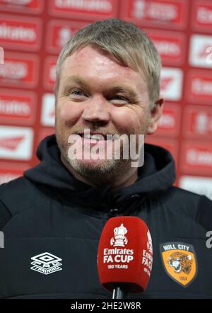 GRANT MCCANN, HULL CITY FC MANAGER, 2022 Stockfoto