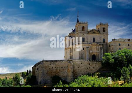 Kloster von Santiago de Ucles in Cuenca Stockfoto