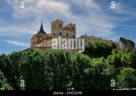 Kloster von Santiago de Ucles in Cuenca Stockfoto