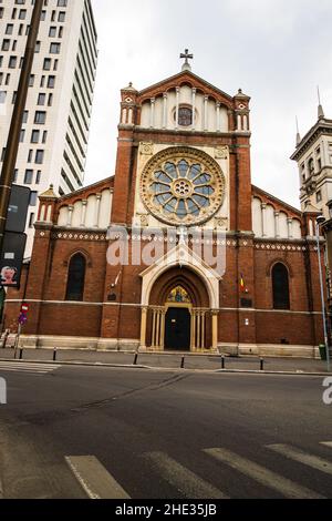 St. Joseph Catholic Cathedral oder Catedrala SF. Iosif in Bukarest, Rumänien Stockfoto