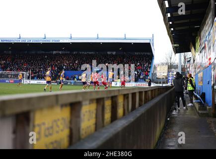 Mansfield, Großbritannien. 8th Januar 2022. Eine allgemeine Ansicht während des Emirates FA Cup Spiels im One Call Stadium, Mansfield. Bildnachweis sollte lauten: Darren Staples/Sportimage Credit: Sportimage/Alamy Live News Stockfoto