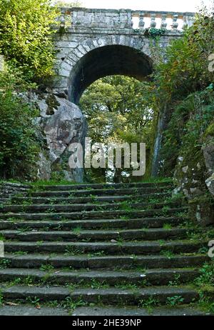 Kirche Sainte Barbe, Le Faouet, Morbihan, Bretagne, Bretagne, Frankreich, Europa Stockfoto