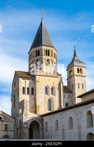 Abtei Cluny, mittelalterliches Kloster in Burgund, Frankreich Stockfoto