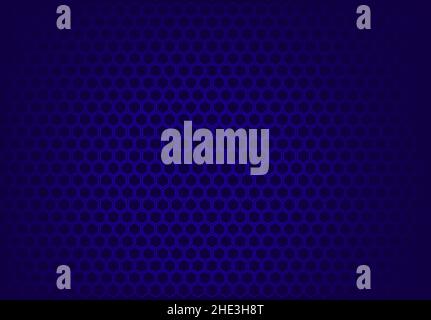 Abstrakter Hintergrund aus Waben in Blau zum Drucken, Hintergrund für Banner, Site Design. Vektorgrafik. Stock Vektor