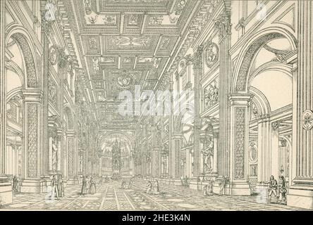 Roma Basilica di San Giovanni in Laterano. Stockfoto