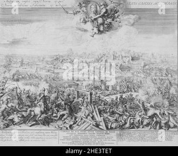 Romeyn de Hooghe - Schlacht von Narva am 19. November 1700 Stockfoto