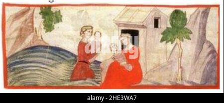 Romulus REMUS. Stockfoto