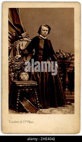 Rosa Bonheur von André Adolphe-Eugène Disdéri, 1861-1864. Stockfoto