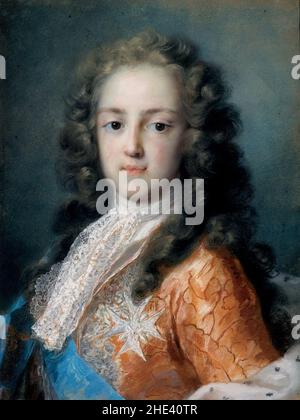 Rosalba Carriera - Ludwig XV. Von Frankreich als Dauphin (1720-1721) Stockfoto