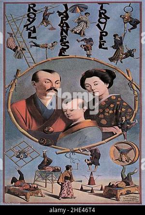 Königliche japanische Truppe. Stockfoto